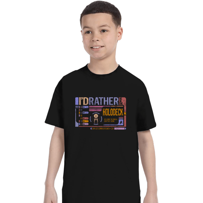 Shirts T-Shirts, Youth / XS / Black Holodeck Reunion
