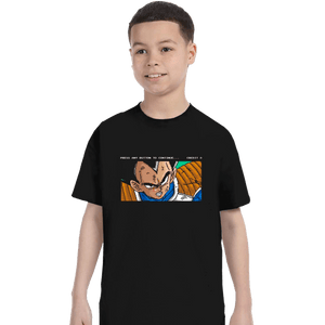 Shirts T-Shirts, Youth / XS / Black Vegeta Continue