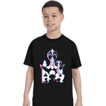 Load image into Gallery viewer, Daily_Deal_Shirts T-Shirts, Youth / XS / Black Glitched Jafar
