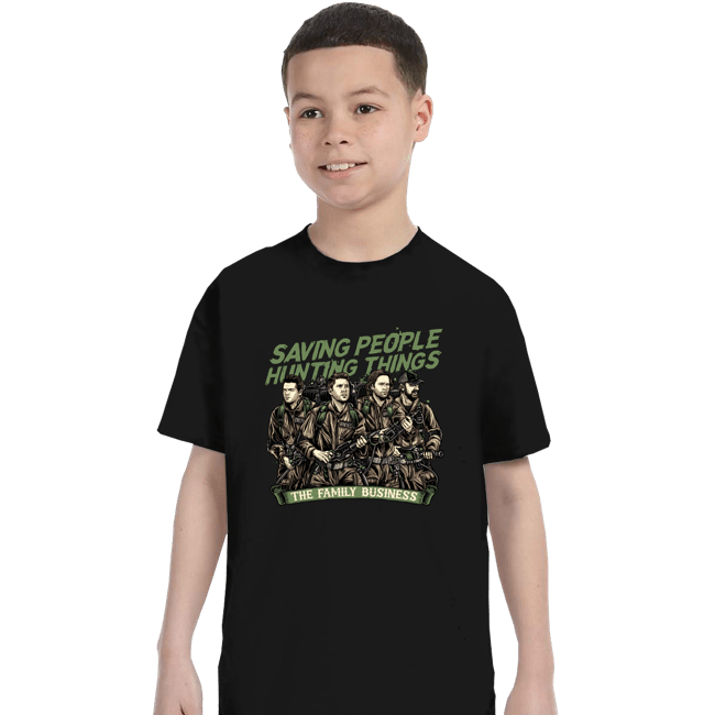 Daily_Deal_Shirts T-Shirts, Youth / XS / Black Supernatural Ghostbusters