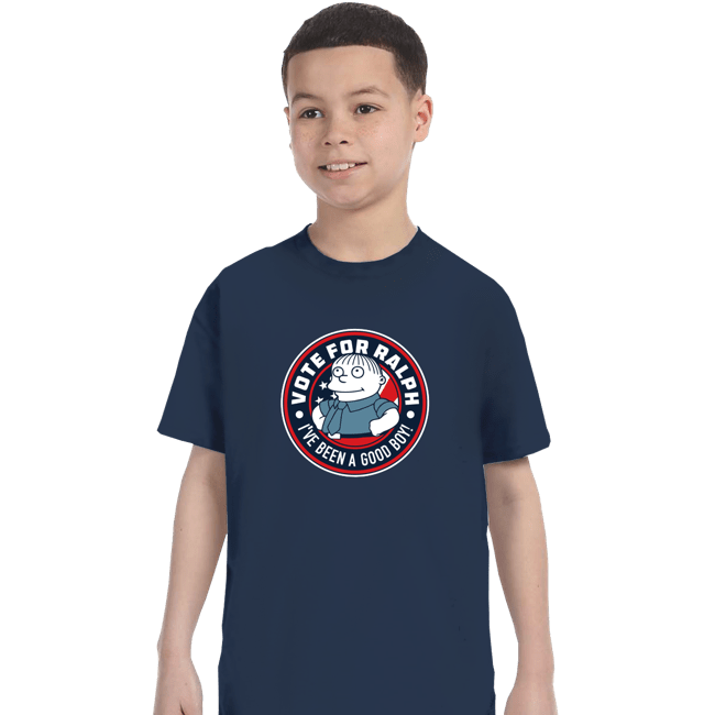 Shirts T-Shirts, Youth / XS / Navy Vote For Ralph