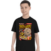 Load image into Gallery viewer, Daily_Deal_Shirts T-Shirts, Youth / XS / Black Trick&#39;R Wheat
