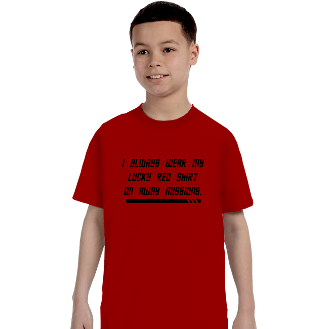 Daily_Deal_Shirts T-Shirts, Youth / XS / Red Lucky Red Shirt