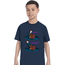 Load image into Gallery viewer, Daily_Deal_Shirts T-Shirts, Youth / XS / Navy Halloweeen
