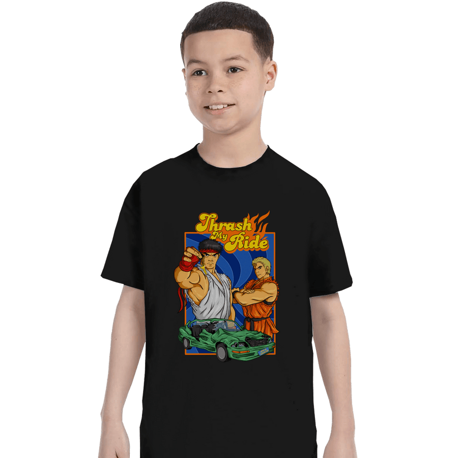 Shirts T-Shirts, Youth / XS / Black Thrash My Ride