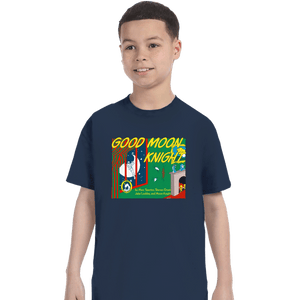 Daily_Deal_Shirts T-Shirts, Youth / XS / Navy Good Moon Knight
