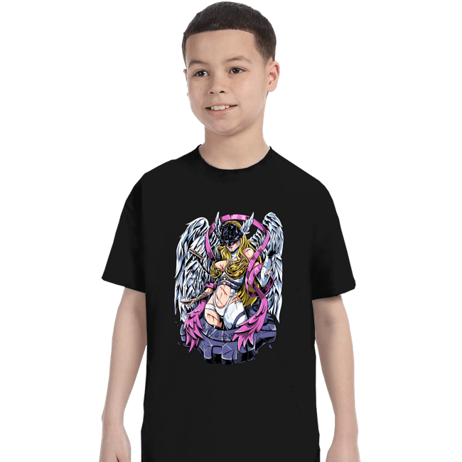 Secret_Shirts T-Shirts, Youth / XS / Black Battle Angewomon