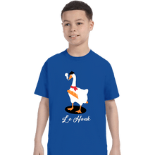 Load image into Gallery viewer, Secret_Shirts T-Shirts, Youth / XS / Royal Blue Le Honk

