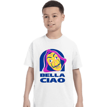 Load image into Gallery viewer, Shirts T-Shirts, Youth / XS / White Bella Ciao Tacos

