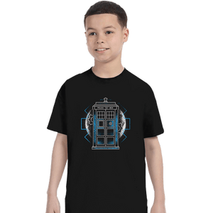 Secret_Shirts T-Shirts, Youth / XS / Black Moonlight Phone Box