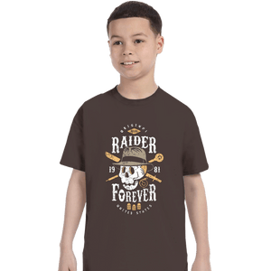 Shirts T-Shirts, Youth / XS / Dark Chocolate Raider Forever