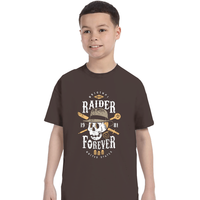 Shirts T-Shirts, Youth / XS / Dark Chocolate Raider Forever