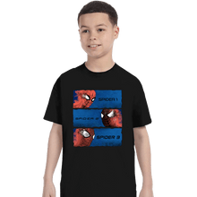 Load image into Gallery viewer, Daily_Deal_Shirts T-Shirts, Youth / XS / Black Spiders

