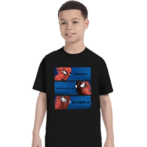 Daily_Deal_Shirts T-Shirts, Youth / XS / Black Spiders