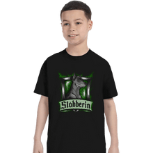 Load image into Gallery viewer, Shirts T-Shirts, Youth / XL / Black Hairy Pupper House Slobberin
