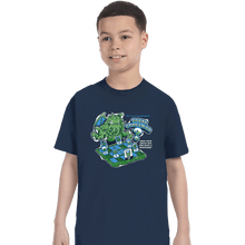 Load image into Gallery viewer, Secret_Shirts T-Shirts, Youth / XS / Navy Guess Cthulwho
