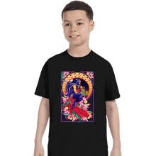 Load image into Gallery viewer, Daily_Deal_Shirts T-Shirts, Youth / XS / Black Ninja Art Nouveau Gaiden
