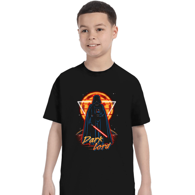 Shirts T-Shirts, Youth / XS / Black Retro Dark Lord