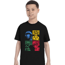 Load image into Gallery viewer, Secret_Shirts T-Shirts, Youth / XS / Black Bebop Panels
