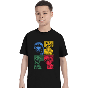 Secret_Shirts T-Shirts, Youth / XS / Black Bebop Panels