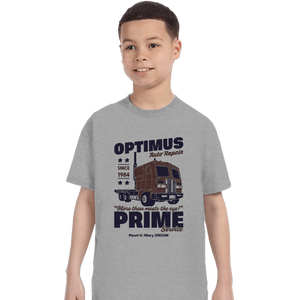 Daily_Deal_Shirts T-Shirts, Youth / XS / Sports Grey Optimus Garage