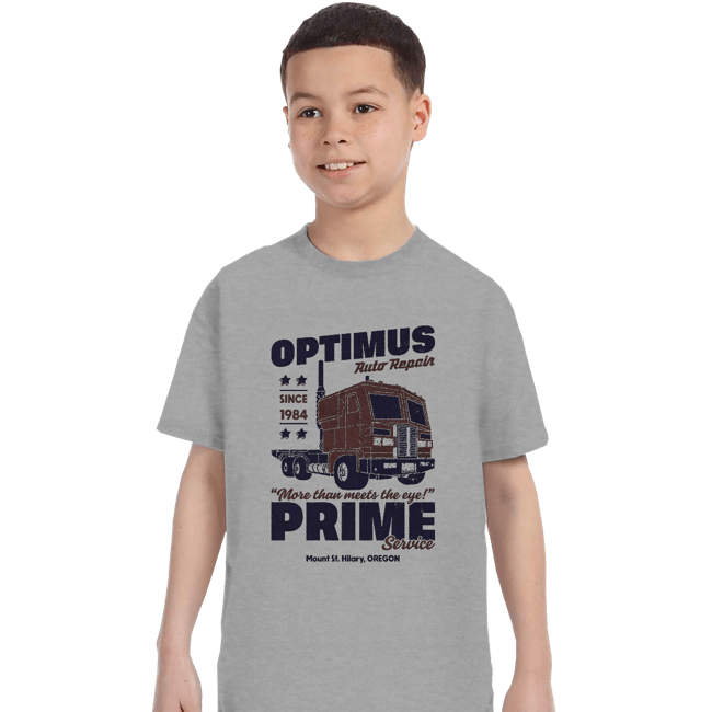 Daily_Deal_Shirts T-Shirts, Youth / XS / Sports Grey Optimus Garage