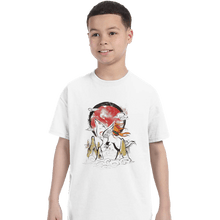 Load image into Gallery viewer, Shirts T-Shirts, Youth / XS / White Okami Ink
