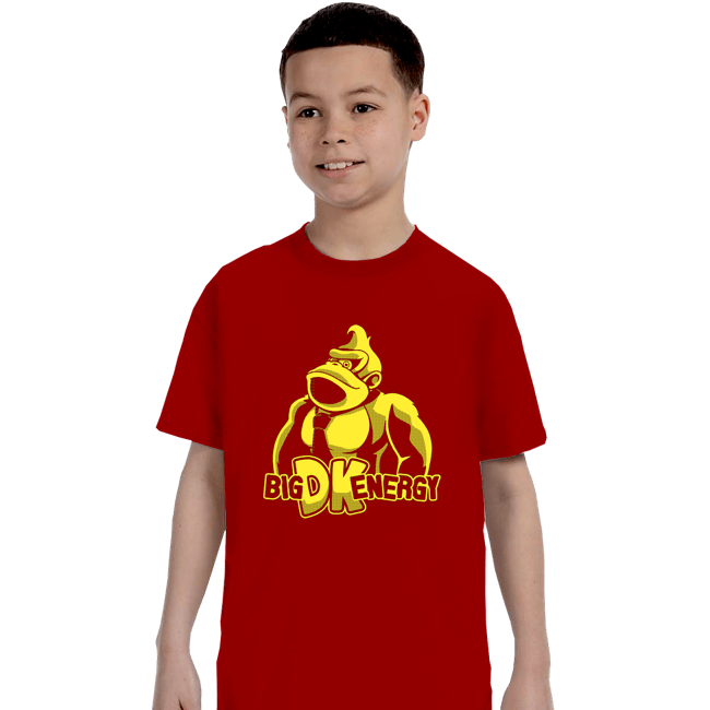 Daily_Deal_Shirts T-Shirts, Youth / XS / Red Big DK Energy