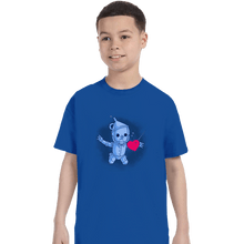 Load image into Gallery viewer, Shirts T-Shirts, Youth / XS / Royal Blue Neverheart
