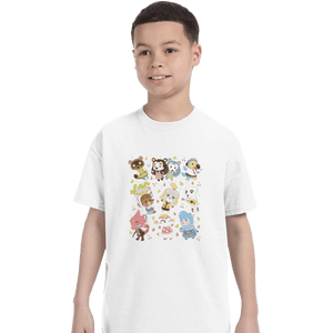 Shirts T-Shirts, Youth / XL / White Cute Bunch