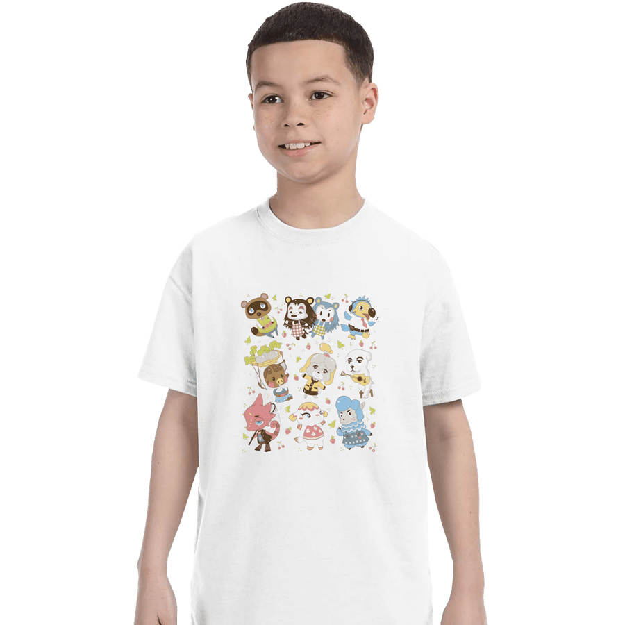 Shirts T-Shirts, Youth / XL / White Cute Bunch