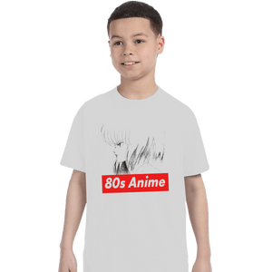 Shirts T-Shirts, Youth / XL / White 80s Anime