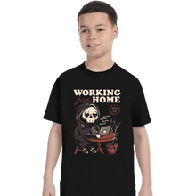Load image into Gallery viewer, Shirts T-Shirts, Youth / XS / Black Working From Home
