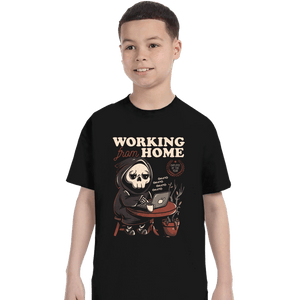 Shirts T-Shirts, Youth / XS / Black Working From Home