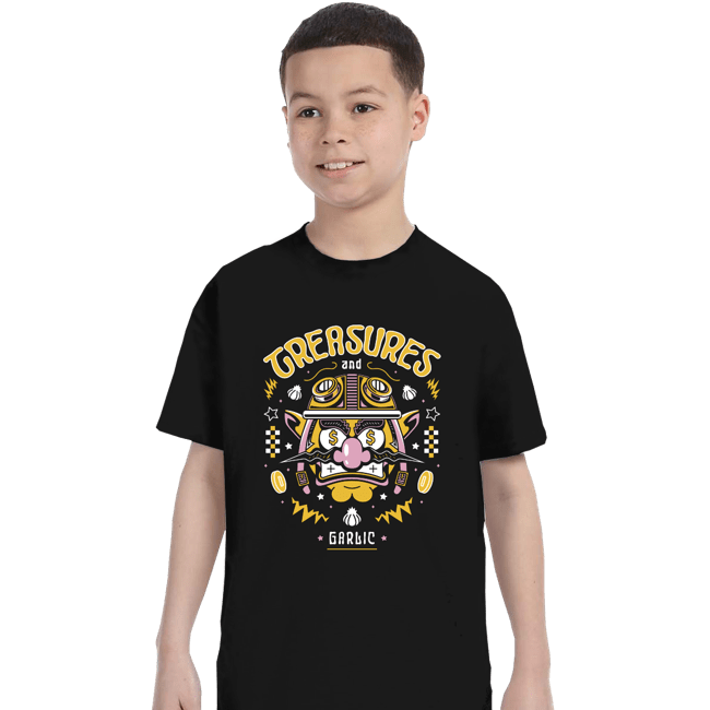Shirts T-Shirts, Youth / XS / Black Treasures And Garlic