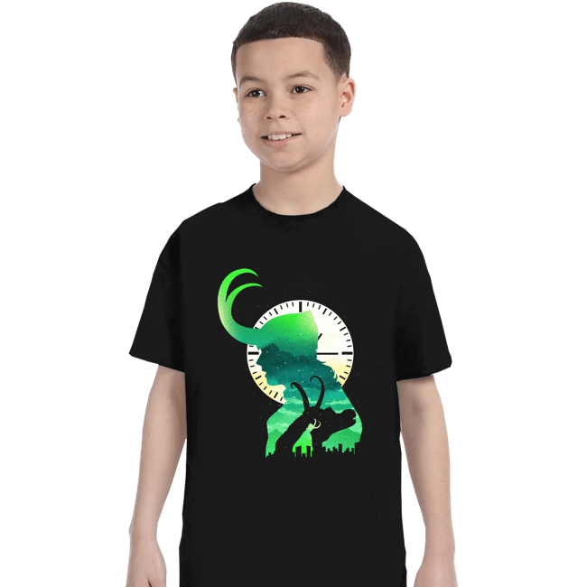 Shirts T-Shirts, Youth / XS / Black Loki Sunset