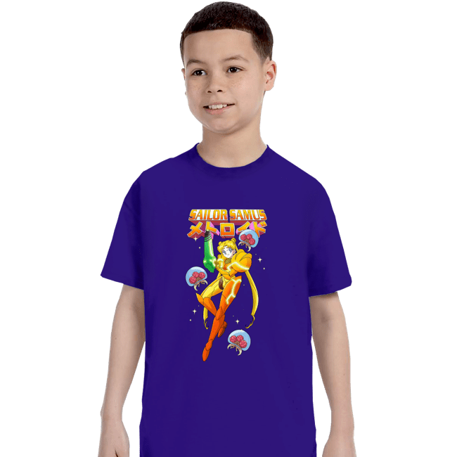 Secret_Shirts T-Shirts, Youth / XS / Violet Sailor Samus
