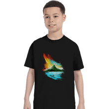 Load image into Gallery viewer, Shirts T-Shirts, Youth / XL / Black Sunset On Koholint
