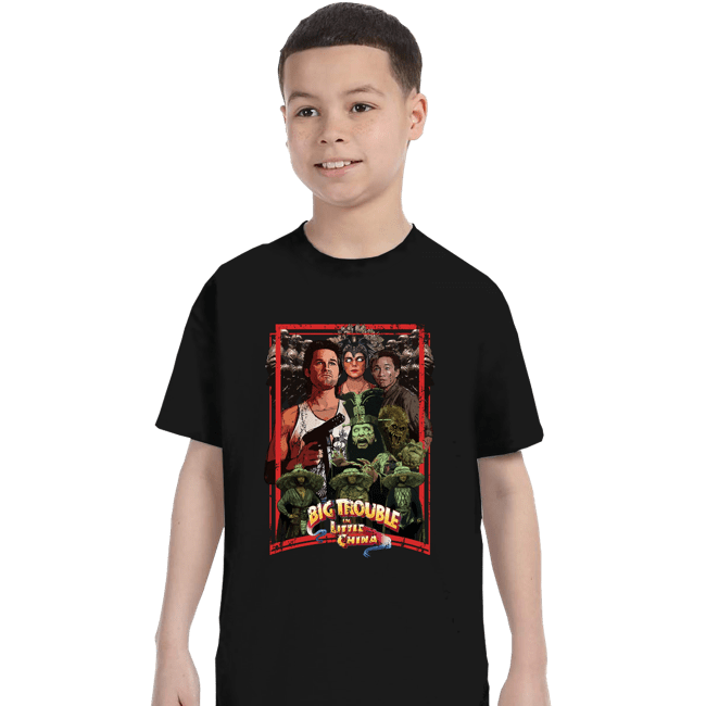 Secret_Shirts T-Shirts, Youth / XS / Black Big Trouble