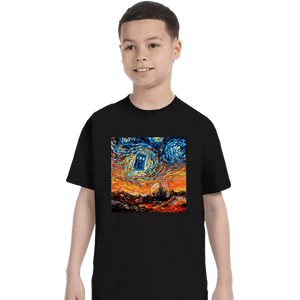 Shirts T-Shirts, Youth / XS / Black Van Gogh Never Saw Gallifrey