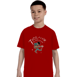 Shirts T-Shirts, Youth / XL / Red Toss A Coin Pilgrim