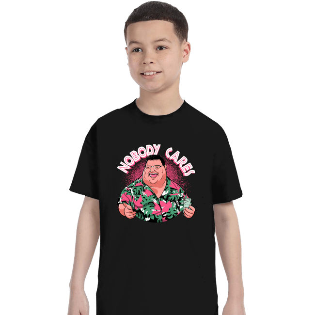 Daily_Deal_Shirts T-Shirts, Youth / XS / Black Nobody Cares