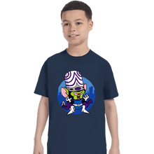 Load image into Gallery viewer, Secret_Shirts T-Shirts, Youth / XS / Navy Double Conqueror!
