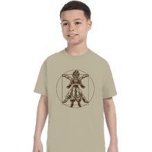 Load image into Gallery viewer, Daily_Deal_Shirts T-Shirts, Youth / XS / Sand Vitruvian Fyujon
