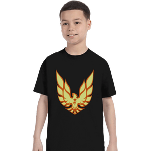 Shirts T-Shirts, Youth / XL / Black Dark Phoenix Firebird