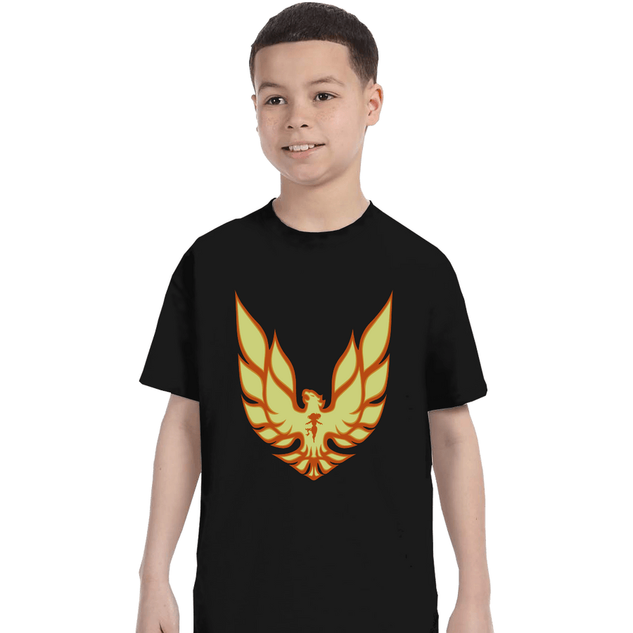Shirts T-Shirts, Youth / XL / Black Dark Phoenix Firebird
