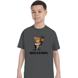 Secret_Shirts T-Shirts, Youth / XS / Charcoal Pineapple Or Noz