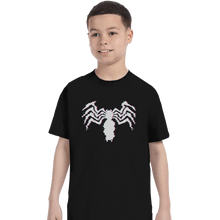 Load image into Gallery viewer, Shirts T-Shirts, Youth / XL / Black Glitch Symbiote
