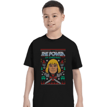 Load image into Gallery viewer, Shirts T-Shirts, Youth / XS / Black The Power Of Christmas
