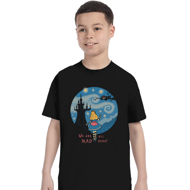 Daily_Deal_Shirts T-Shirts, Youth / XS / Black Starry Wonderland